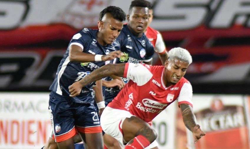 Santa Fe venció 2-0 a Alianza FC en su regreso a El Campín