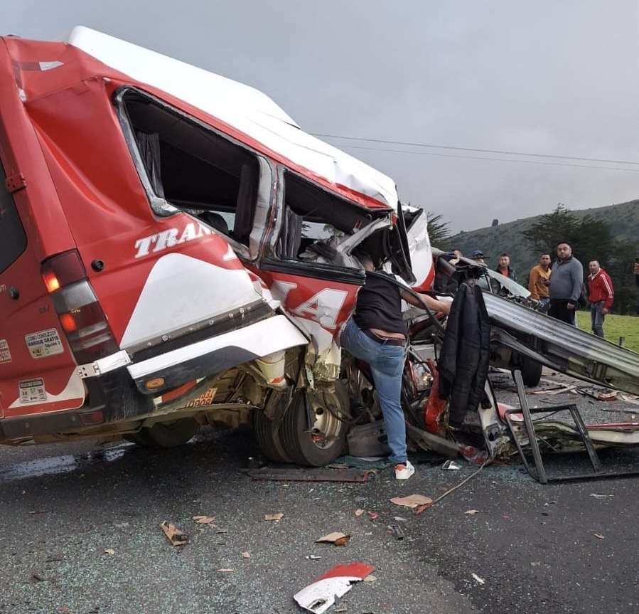 Grave accidente en la vía Bogotá-Chocontá