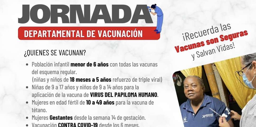 ¡Llega la jornada de vacunación departamental a Ricaurte!