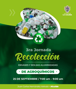 La Calera avanza en la protección ambiental con la Tercera Jornada de Recolección de Envases y Bolsas de Agroquímicos