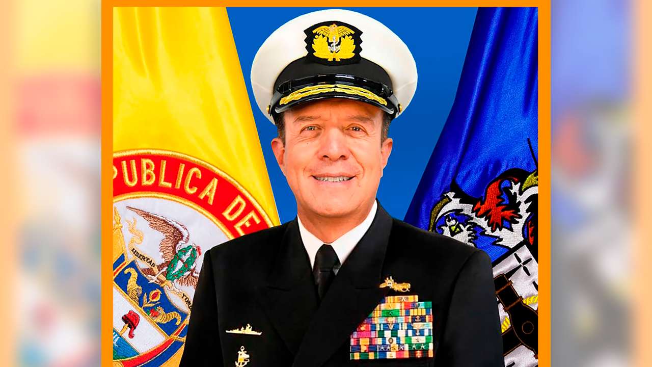 Almirante Francisco Cubides, nuevo comandante de las Fuerzas Militares