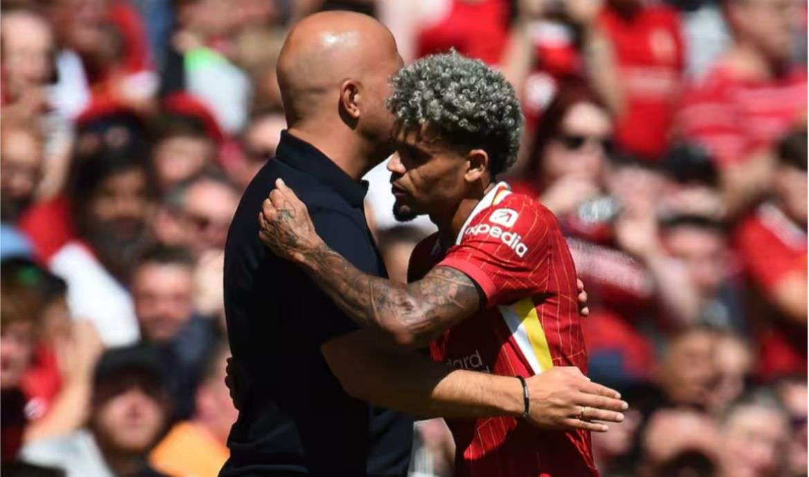 Arne Slot confirma que Luis Díaz se queda en Liverpool