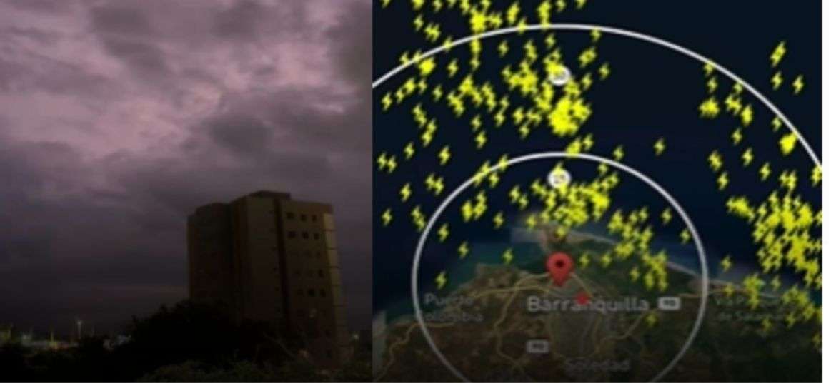 Barranquilla bajo alerta: incremento de rayos y tormentas para este fin de semana