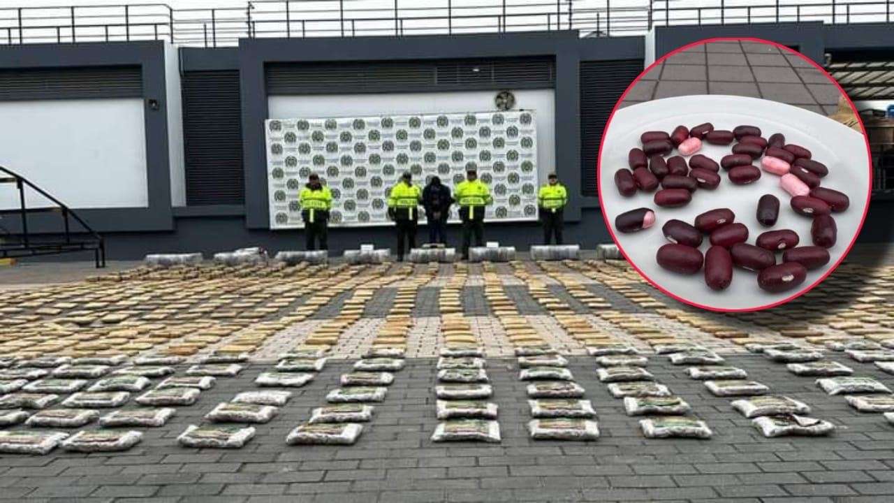 Cae cargamento de estupefacientes en Soacha: delincuentes usaban fríjoles como camuflaje