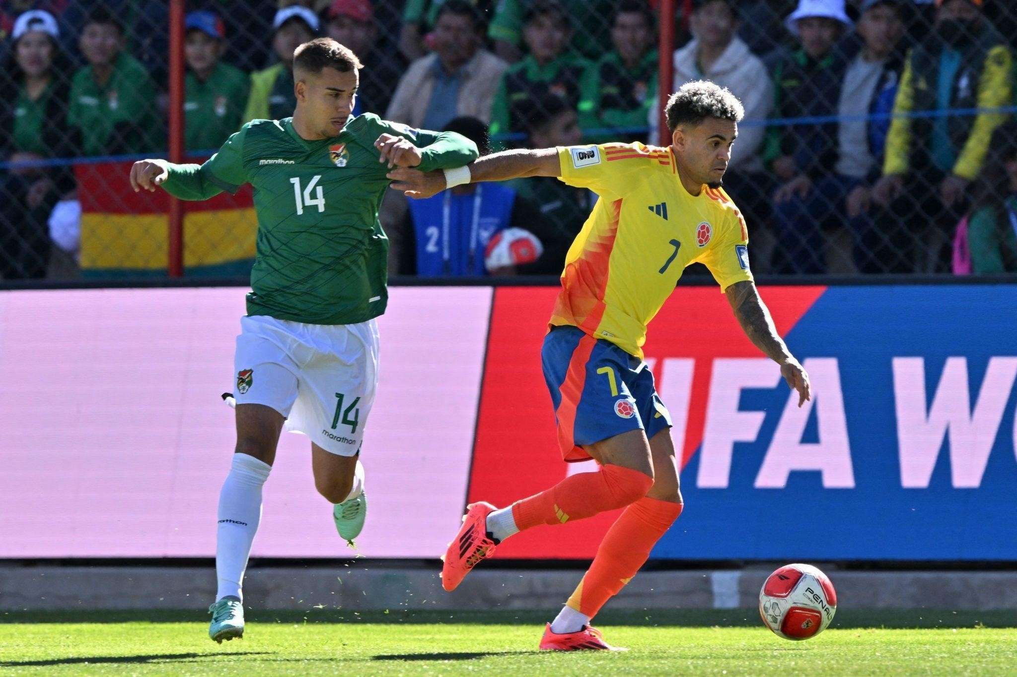 Colombia realizó su segunda jornada de entrenamiento en Bolivia