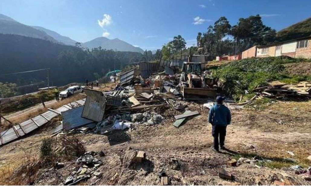 La administración municipal de Soacha intensifica acciones contra la construcción ilegal en el corregimiento uno.