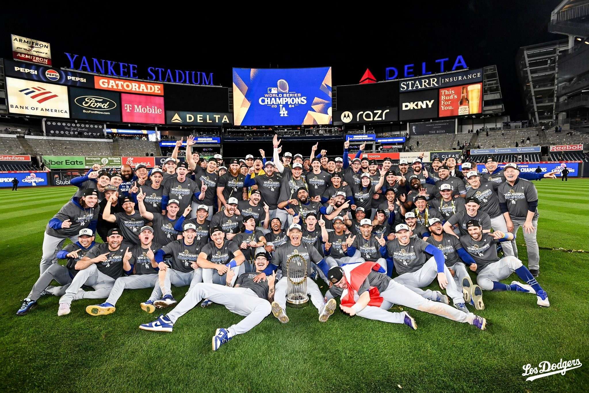 Los Dodgers se coronaron campeones de la Serie Mundial de béisbol