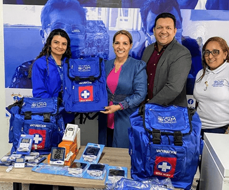 La E.S.E. Municipal de Soacha recibe importante donación de la OIM