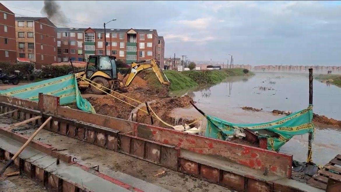 Inundaciones en El Carmen, Soacha, agravan problemas de movilidad y exponen deficiencias en obras públicas