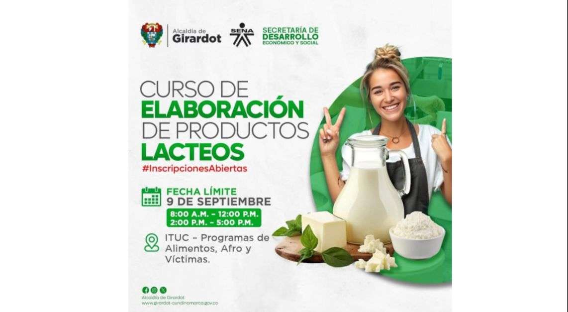 Transforma tu futuro con el curso de elaboración de productos lácteos en Girardot