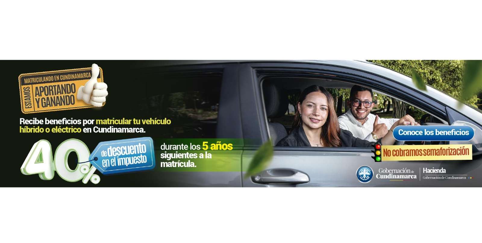 Cundinamarca ofrece nuevos beneficios tributarios por matricular tu vehículo