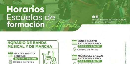 Abren las inscripciones para Escuelas de Formación Artística en Girardot