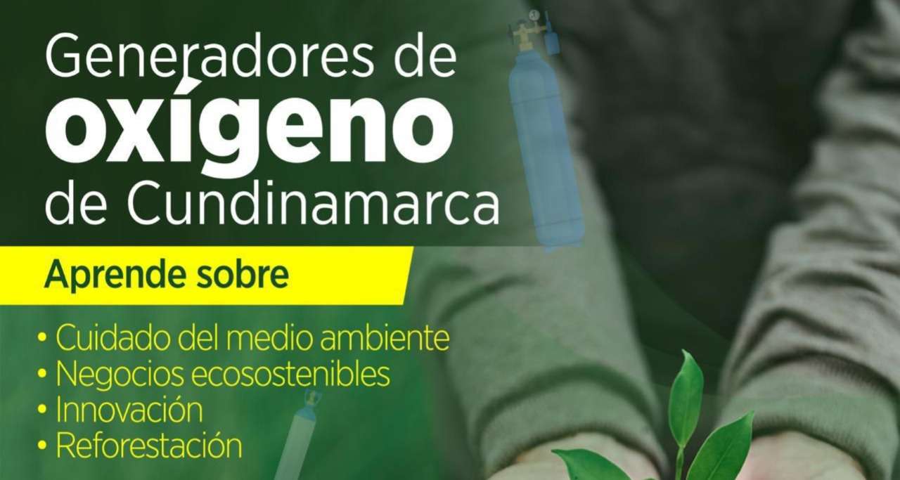 Participa en la Escuela de Generadores de Oxigeno de Cundinamarca