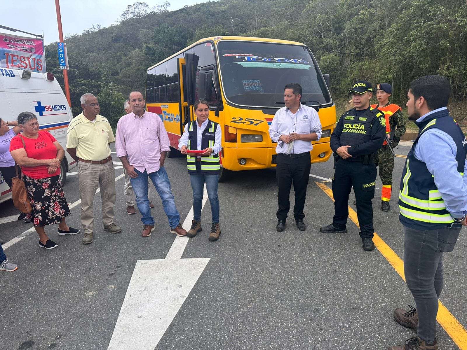 Campaña en San Juan de Río Seco busca reducir la accidentalidad en la vía Panamericana