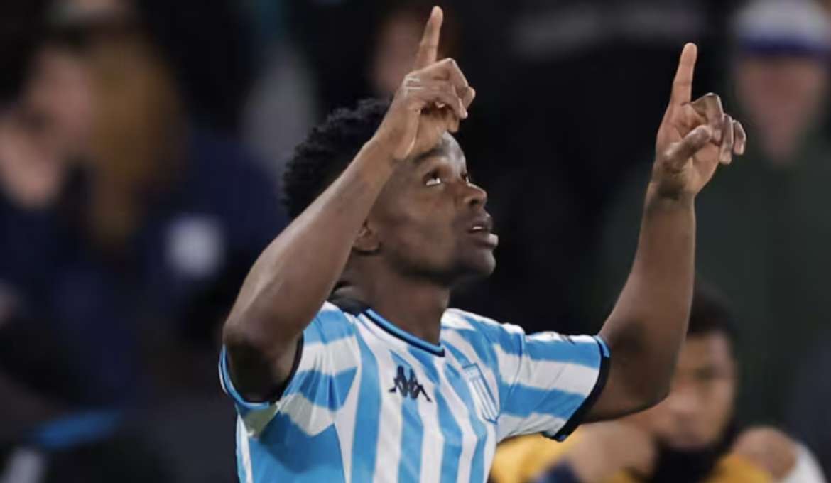 Carbonero y Quintero brillan en goleada de Racing en la Sudamericana