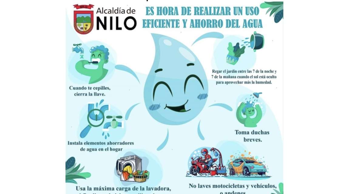 Nilo hace un llamado a la comunidad para ahorrar agua