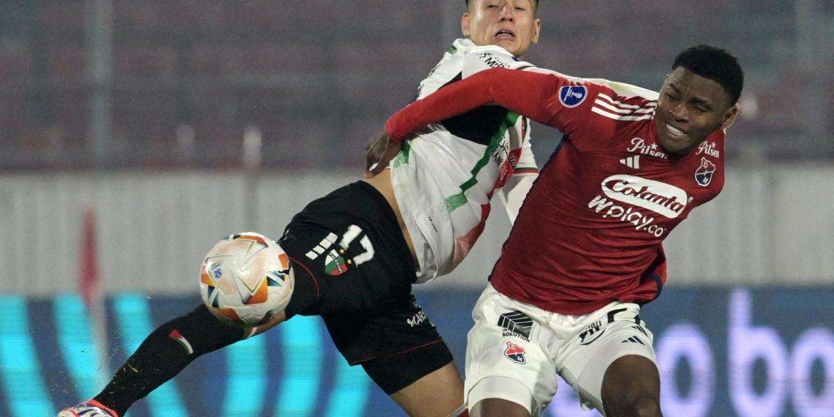 Independiente Medellín logró un valioso empate en su visita a Palestino por Copa Sudamericana