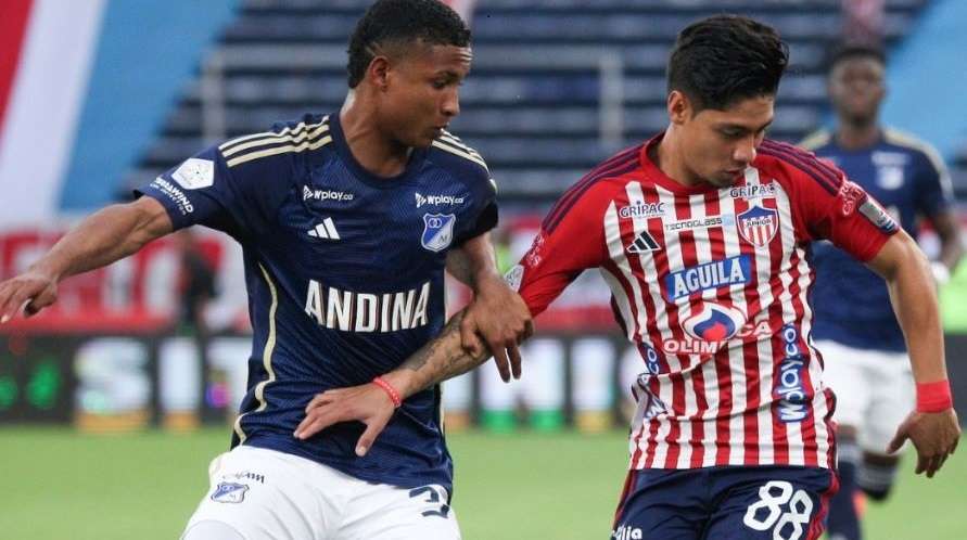Junior y Millonarios se fueron en tablas, América perdió y Nacional empató