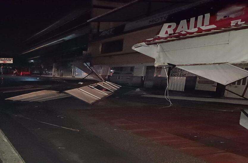 Emergencia por vendaval en Anapoima, Cundinamarca