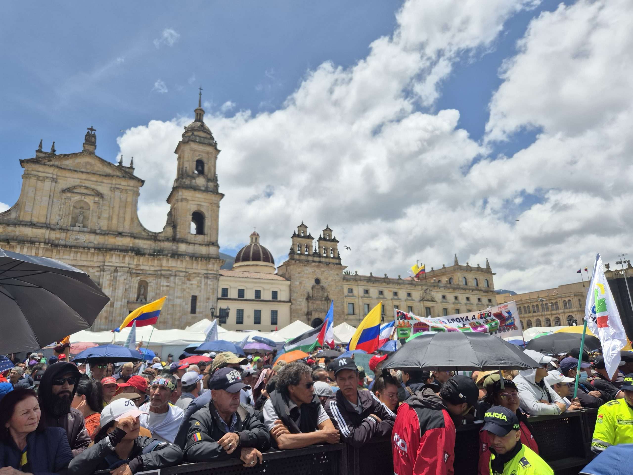 Nueva jornada de marchas en Bogotá