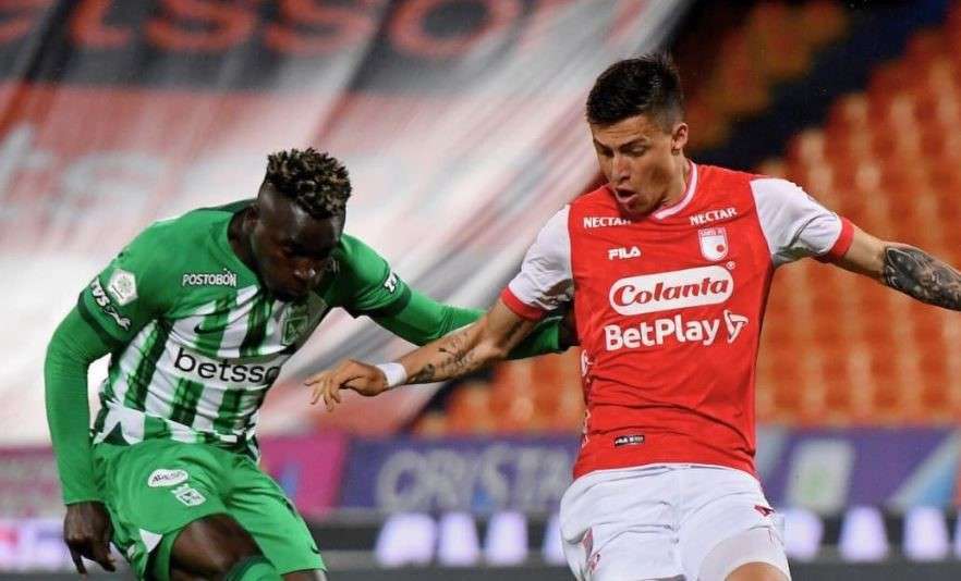 Santa Fe sacó un valioso empate 1-1 frente a Nacional en Medellín