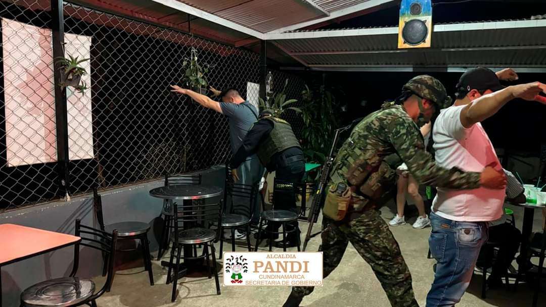 Operativos de seguridad en Pandi
