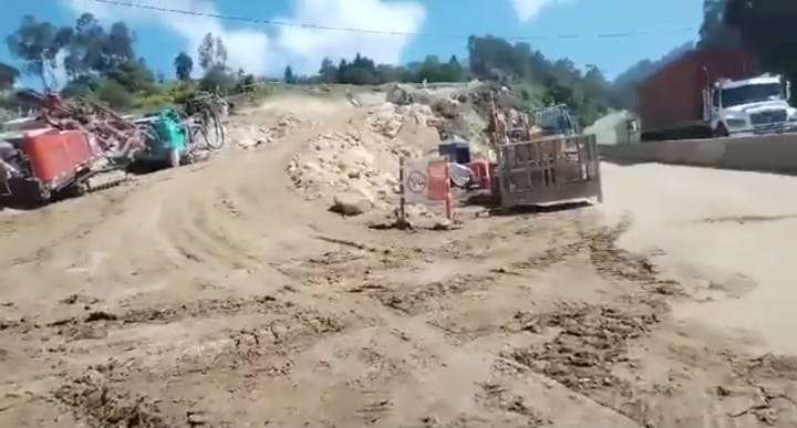 Rechazan uso de dinamita en construcción del tercer carril de la vía Bogotá-Girardot