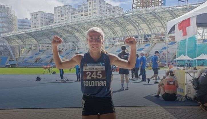 ¡Orgullo de Cundinamarca! Erika Martínez se coronó campeona en el Mundial de Atletismo para sordos