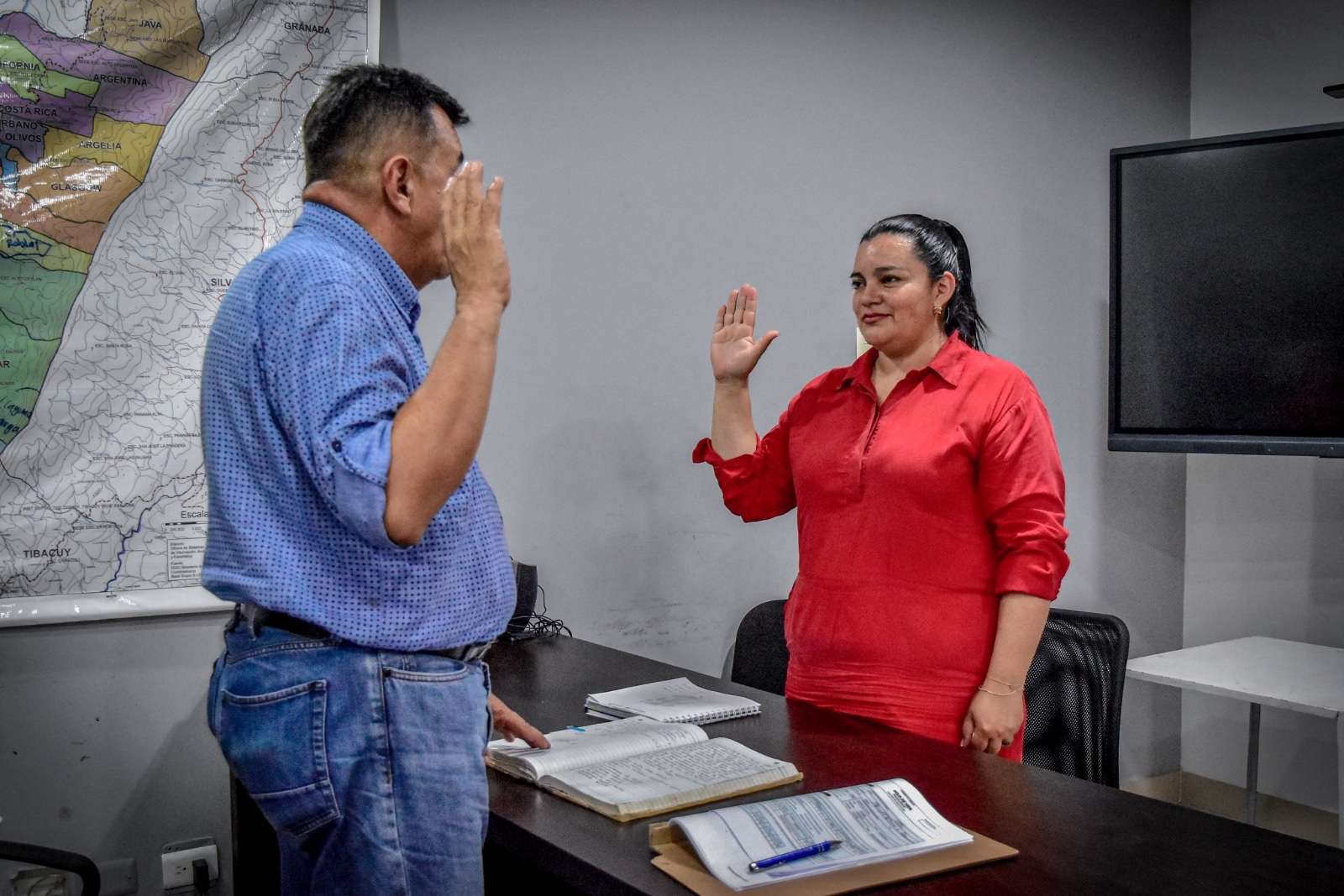 Viotá da la bienvenida a nuevos secretarios de despacho