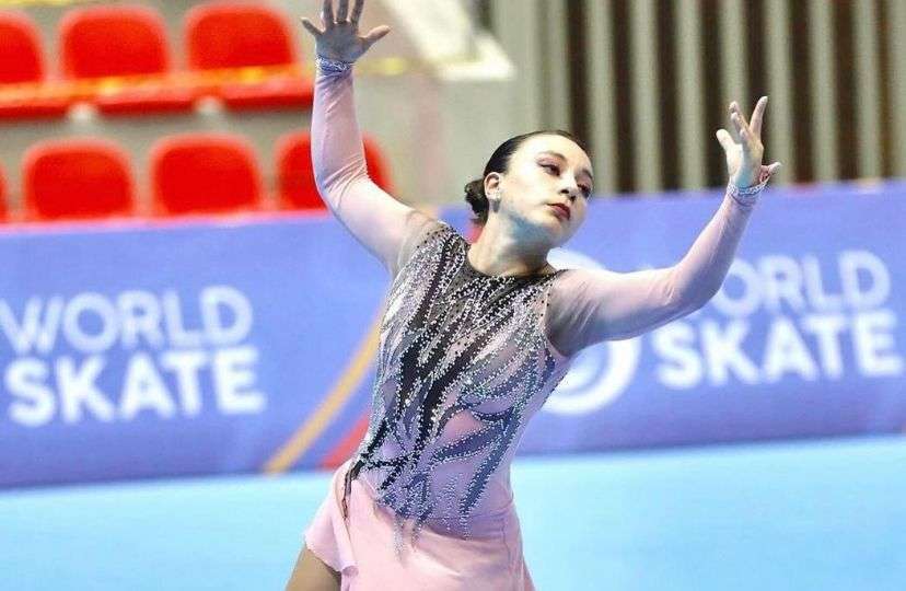 Sandra Díaz logró podio en competencia de patinaje artístico en Brasil