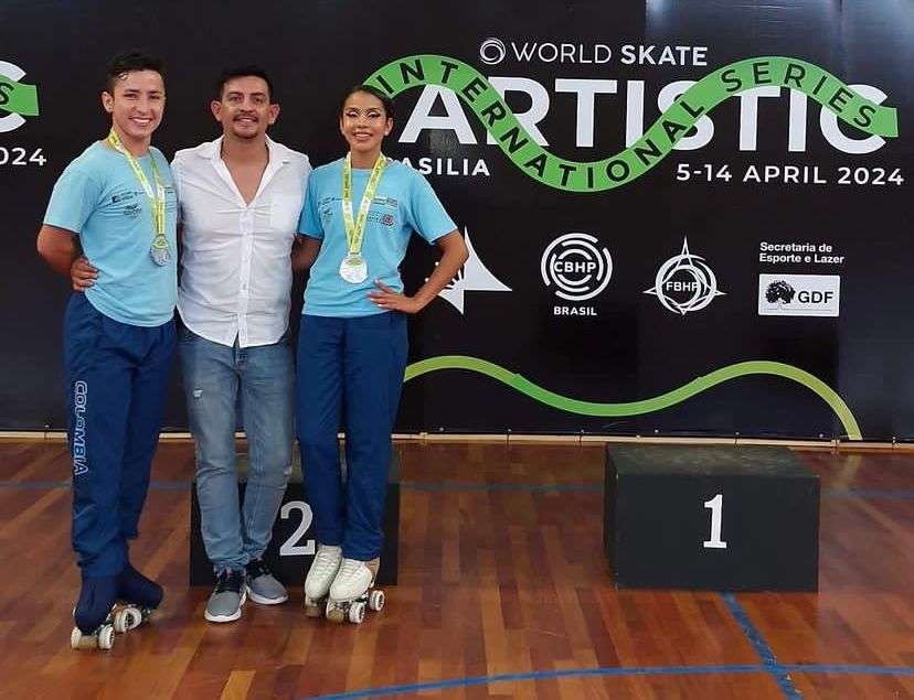 Joan Mendieta y María Sandoval lograron medalla de plata en Brasil