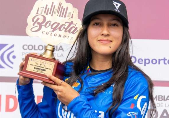 Mariana Sainea sueña con brillar en el Mundial de BMX 2024