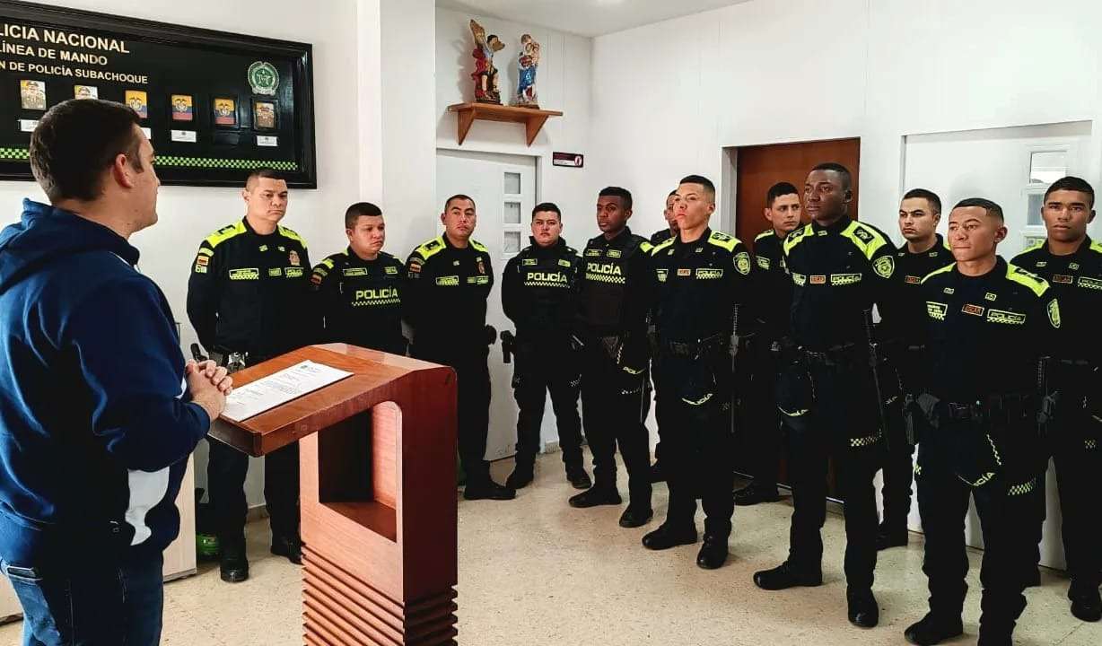 Refuerzan estrategia operativa de la policía en Subachoque