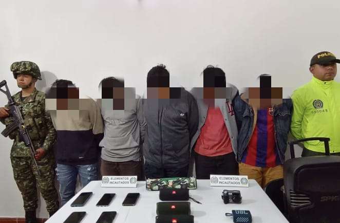 Capturan a ‘Los Fantasmas’, involucrados en hurtos a residencias en Cundinamarca y Boyacá