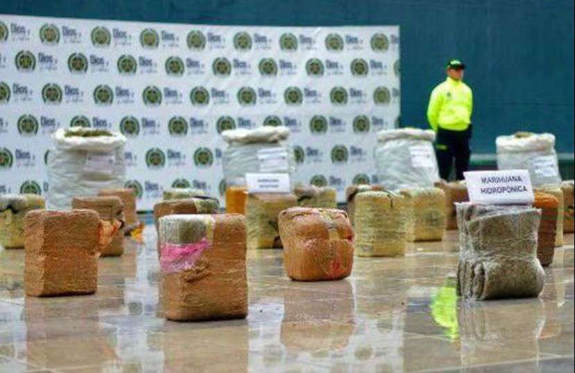 Golpe al microtráfico: Policía incautó cerca de una tonelada de marihuana en Bogotá