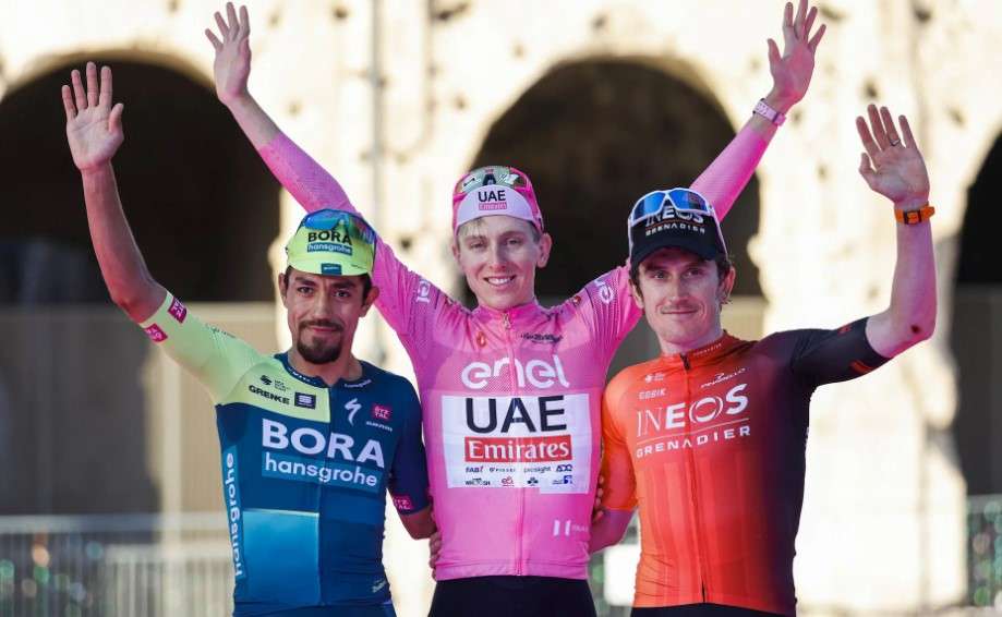 Daniel Martínez hizo historia al finalizar como subcampeón del Giro de Italia
