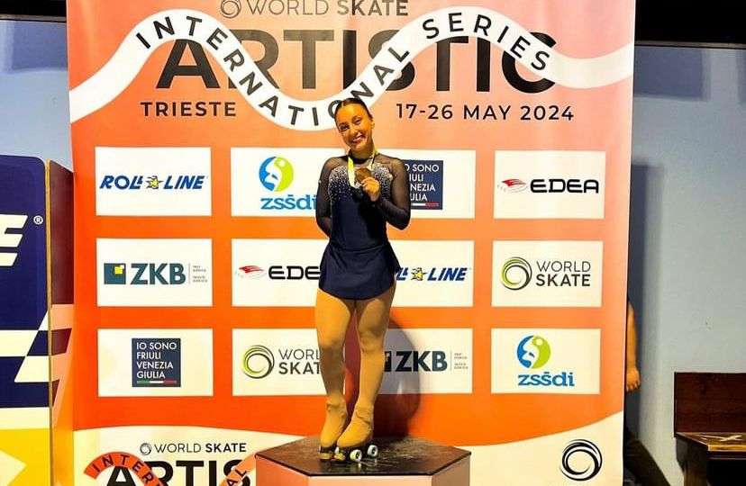 Sandra Díaz logró medalla de bronce en el Internacional Series World Skate