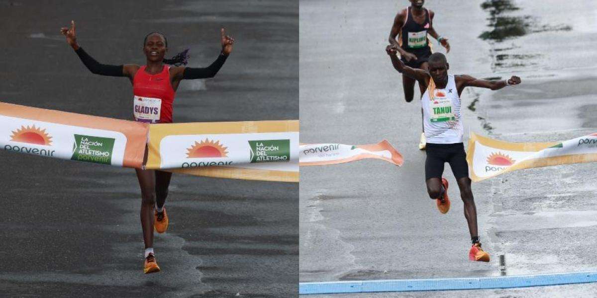 Kenia arrasa en la Media Maratón de Bogotá