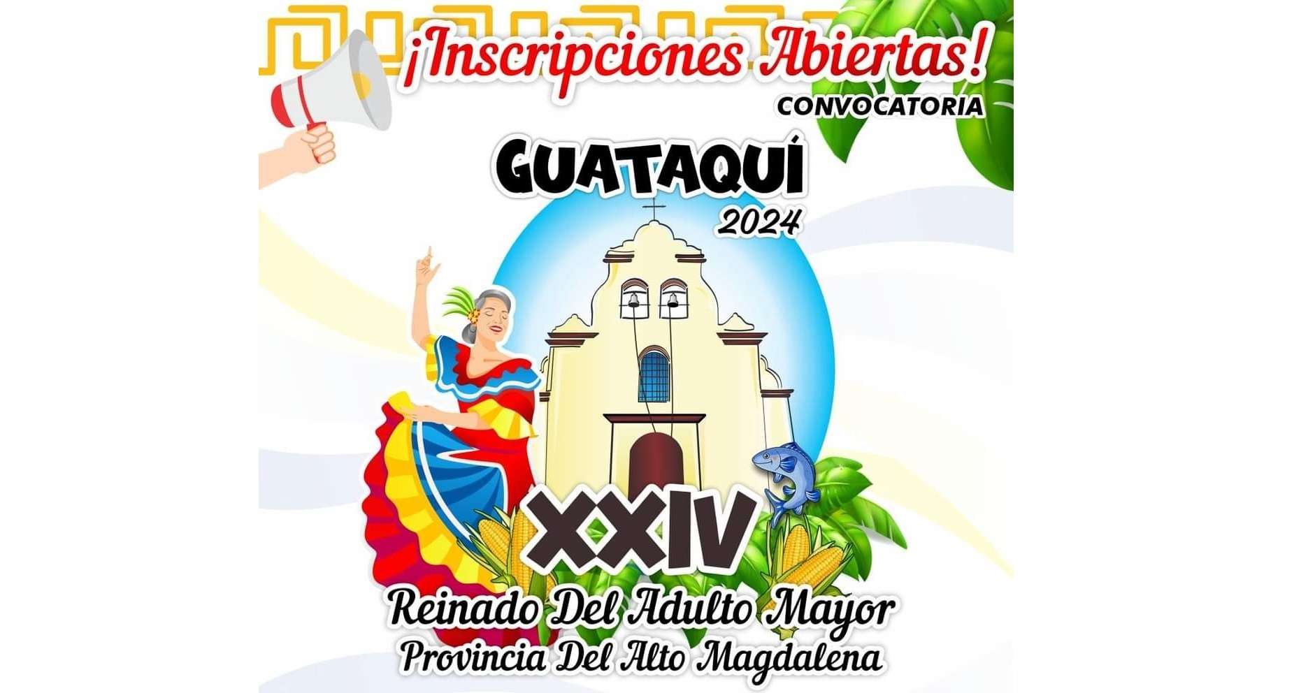 Se abren inscripciones para el XXIV Reinado del Adulto Mayor en Guataquí