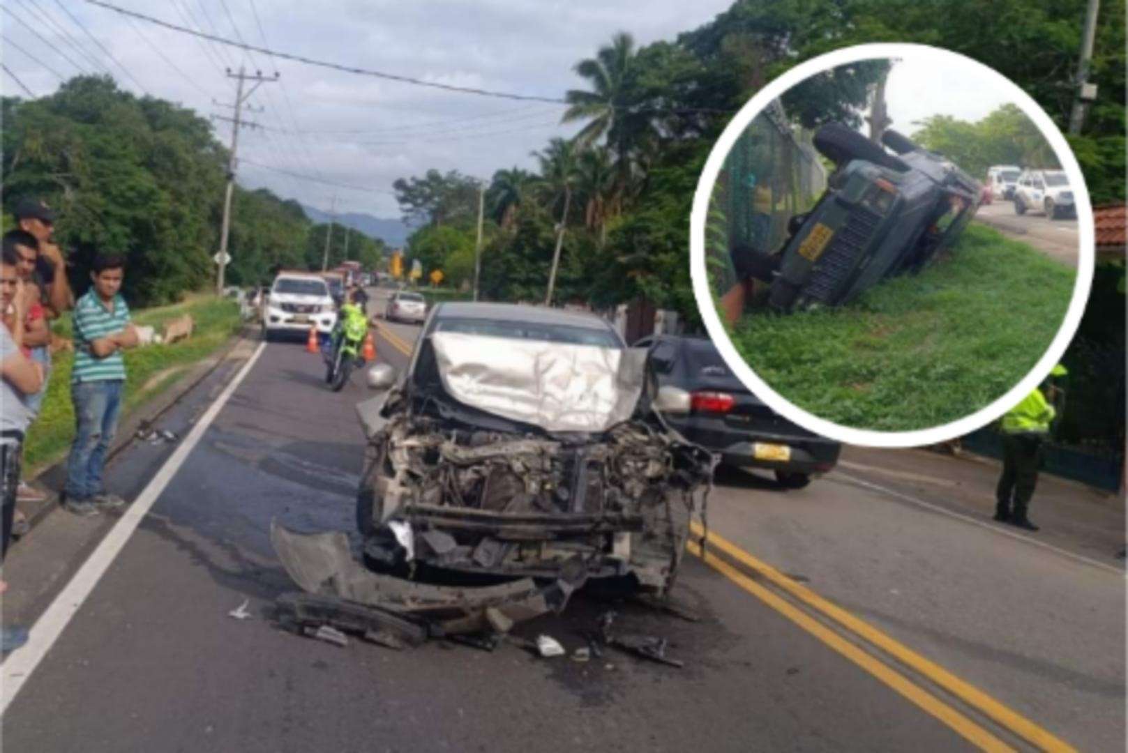 Accidente en la vía Tocaima-Viotá deja dos heridos
