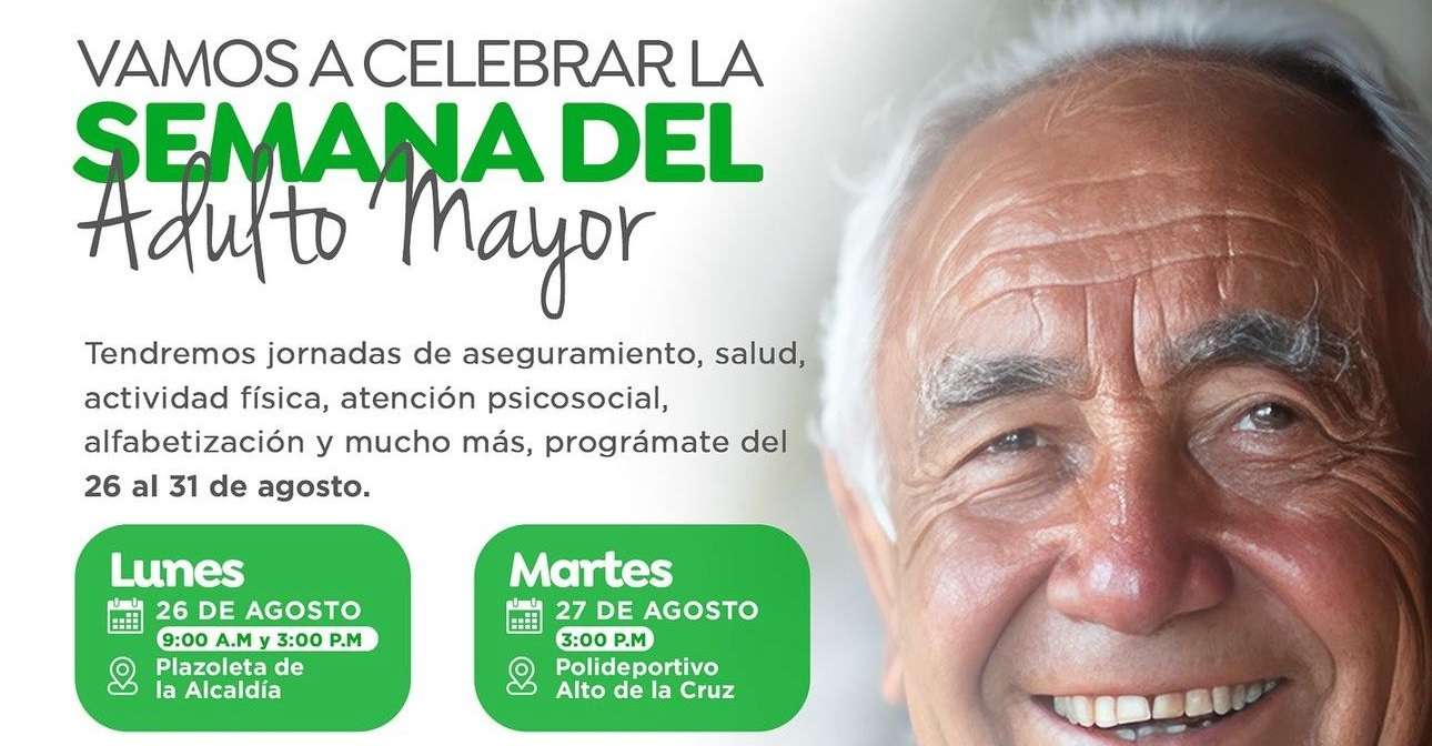 Girardot celebra la Semana de Atención Integral al Adulto Mayor