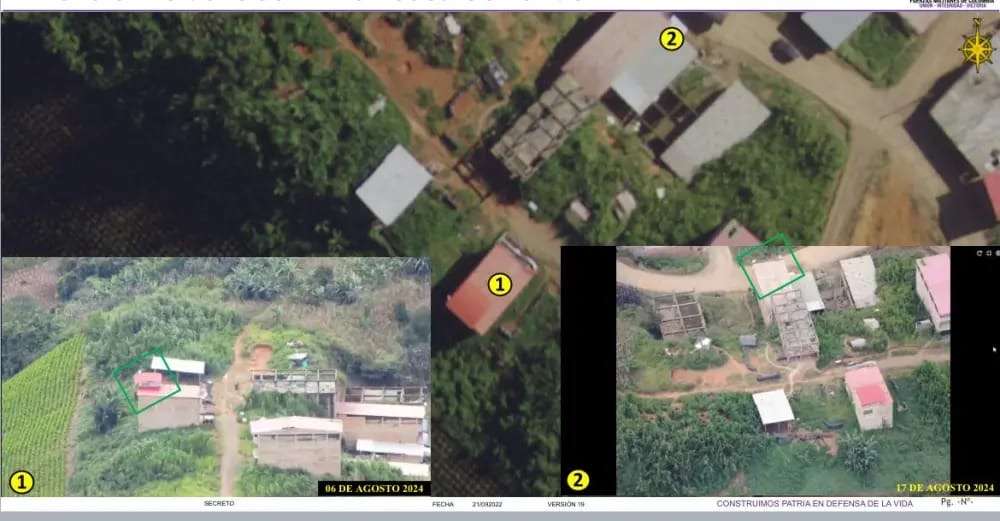 Disidencias de las Farc camuflan drones explosivos con banderas blancas