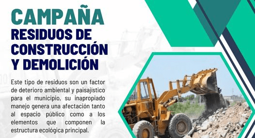 Campaña de manejo de residuos de construcción y demolición en Agua de Dios