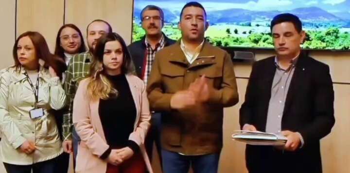 Reunión entre la alcaldía de Subachoque y Enel para abordar problemáticas energéticas