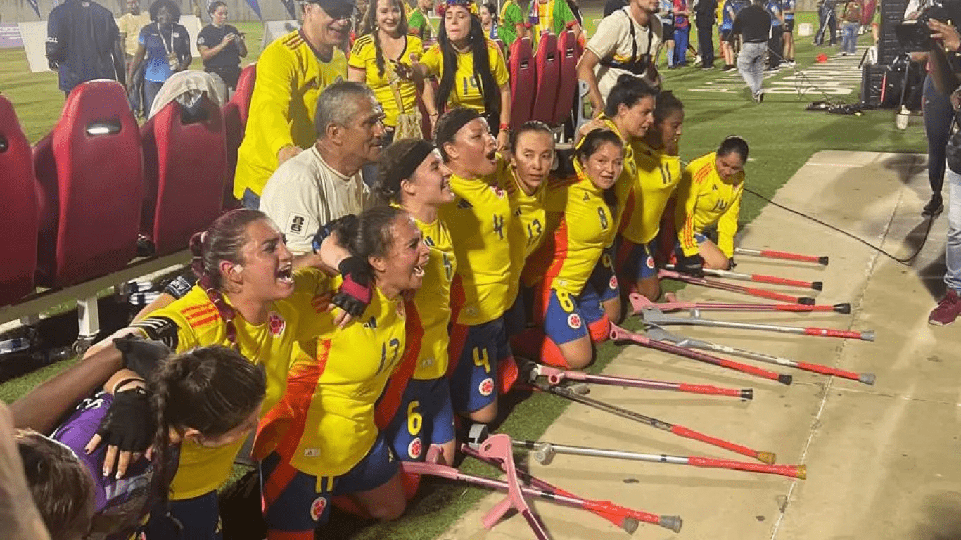 Colombia se consagró como campeón mundial femenino de fútbol de amputados