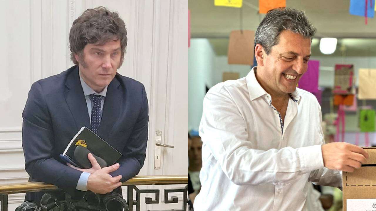 Sergio Massa y Javier Milei pasaron a segunda vuelta en elecciones a la Presidencia de Argentina
