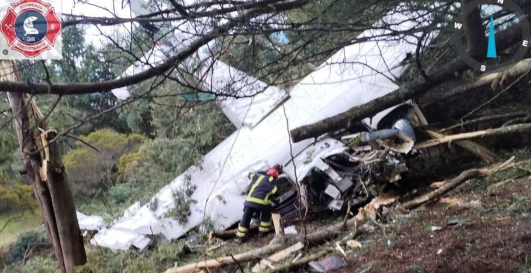 Avioneta se accidentó en Chía, Cundinamarca
