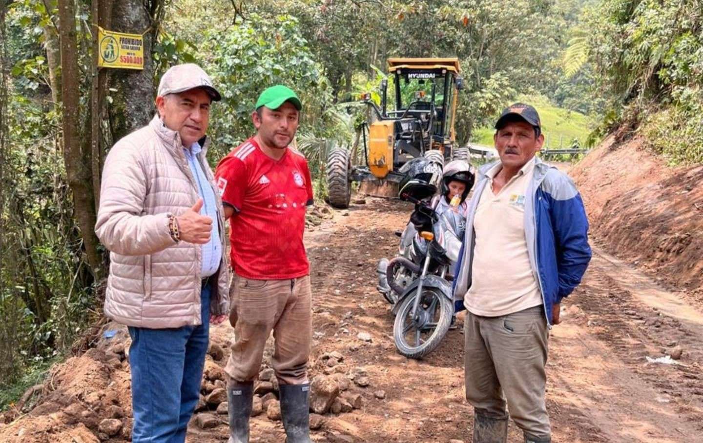 Arrancan obras en la vereda Paloquemao de Zipacón