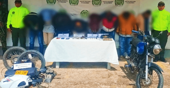 Desarticulan la banda ‘Los Sombras’ en Fusagasugá
