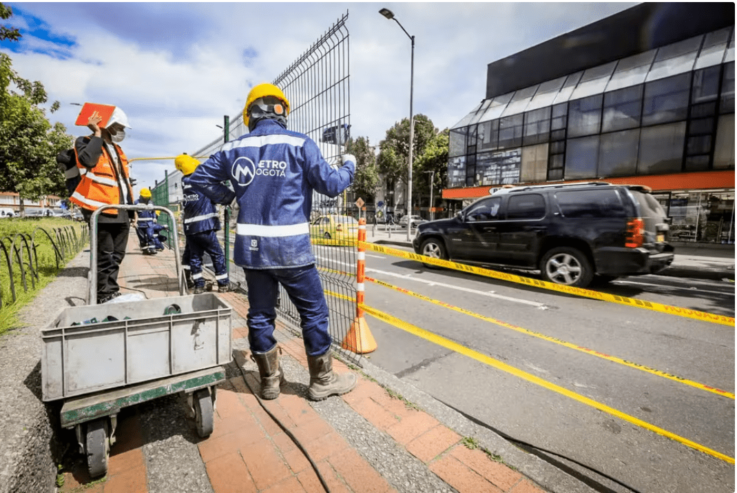 Cierre de otro tramo clave en la avenida Caracas de Bogotá por obras del metro